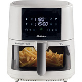 Ariete Heißluftfritteuse 9 L weiß, 1.500 Watt, Korb 9 Liter, mit Sichtfenster