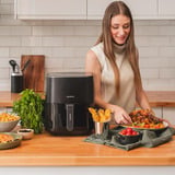 Cecotec Diät-Fritteuse Cecofry Fantastik 5500 , Heißluftfritteuse schwarz, 1.500 Watt, Korb 5,5 Liter