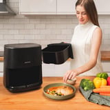 Cecotec Diät-Fritteuse Cecofry Fantastik 5500 , Heißluftfritteuse schwarz, 1.500 Watt, Korb 5,5 Liter