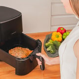 Cecotec Diät-Fritteuse Cecofry Fantastik 5500 , Heißluftfritteuse schwarz, 1.500 Watt, Korb 5,5 Liter