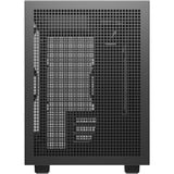 DeepCool CH260 WOOD, Tower-Gehäuse schwarz/holz, Tempered Glass