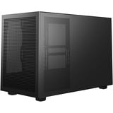 DeepCool CH260 WOOD, Tower-Gehäuse schwarz/holz, Tempered Glass