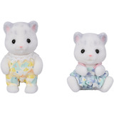 EPOCH Sylvanian Families - Schneeleoparden Familie, Konstruktionsspielzeug 