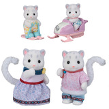 EPOCH Sylvanian Families - Schneeleoparden Familie, Konstruktionsspielzeug 