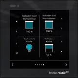 Homematic IP Glasdisplay (HmIP-WGD), Bedienteil schwarz