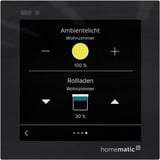 Homematic IP Glasdisplay (HmIP-WGD), Bedienteil schwarz