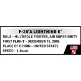 COBI F-35A Lightning II "Husarz", Konstruktionsspielzeug 