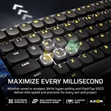 Corsair Vanguard AIR 99, Gaming-Tastatur schwarz, DE-Layout, Corsair OPX Low Profile