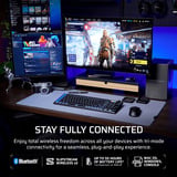 Corsair Vanguard AIR 99, Gaming-Tastatur schwarz, DE-Layout, Corsair OPX Low Profile