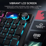 Corsair Vanguard AIR 99, Gaming-Tastatur schwarz, DE-Layout, Corsair OPX Low Profile