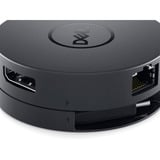 Dell USB-C Mobile Adapter DA300 Generalüberholt, Dockingstation schwarz