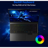 Medion  ERAZER Beast 16 X15 Ultimate (MD600070), Gaming-Notebook schwarz, AMD Ryzen 9 8940HX, NVIDIA GeForce RTX 5070 Ti, 32 GB DDR5, 1 TB (1 TB SSD), Windows 11 Home