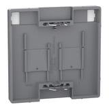Merten Zentralplatte zwei fach für Modular Jack, Abdeckung edelstahl, Retail