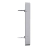 Merten Zentralplatte zwei fach für Modular Jack, Abdeckung edelstahl, Retail