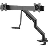 goobay Doppel-Monitorhalterung Office schwarz