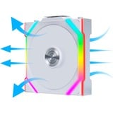 Lian Li UNI FAN SL120 Wireless, Gehäuselüfter weiß, Reverse, 120 mm