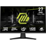 MSI MAG 274FDE, Gaming-Monitor 68.6 cm (27 Zoll), schwarz, FullHD, Rapid-IPS, HDR Ready, Adaptive-Sync, 200Hz Panel
