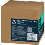 ARCTIC P12 Pro A-RGB LN, Gehäuselüfter schwarz, 3er Pack, 120 mm