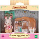 EPOCH Sylvanian Families - Schokoladenhasen Bruder Badezimmer Set, Konstruktionsspielzeug 