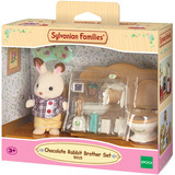 EPOCH Sylvanian Families - Schokoladenhasen Bruder Badezimmer Set, Konstruktionsspielzeug 