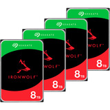 UGREEN DX4800 Plus + 4x 8 TB Seagate IronWolf HDD Bundle, NAS 
