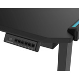 Cougar Gaming-Tisch E-DEIMUS 120, ARGB schwarz, 122 x 60cm, mit USB-Anschlüssen