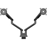 ONE FOR ALL Universal-Doppelmonitorarm DM 7210, Monitorhalterung schwarz, für 33 - 89cm (13" - 35") Monitore
