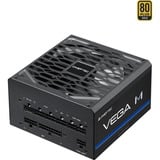 Chieftec Vega M 1000W, PC-Netzteil schwarz, 1x 12 Pin High Power GPU, 4x PCIe, Kabelmanagement, 1000 Watt