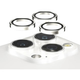 PanzerGlass Hoops Metall Kameraschutz, Schutzfolie weiß, iPhone 15 Pro / 15 Max
