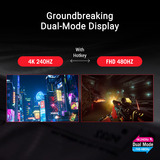 ASUS ROG Swift OLED PG32UCWM, Gaming-Monitor 80 cm (31.5 Zoll), schwarz, UltraHD/4K, Dual Mode, USB-C, DP, HDMI, 240Hz Panel