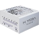 Chieftec Vega M 850W White, PC-Netzteil weiß, 1x 12 Pin High Power GPU, 4x PCIe, Kabelmanagement, 850 Watt