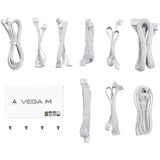 Chieftec Vega M 850W White, PC-Netzteil weiß, 1x 12 Pin High Power GPU, 4x PCIe, Kabelmanagement, 850 Watt