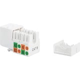 Digitus CAT 5e, Klasse D Keystone-Modul ungeschirmt weiß