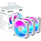 GIGABYTE AORUS EZ CHAIN FAN 120, Gehäuselüfter weiß, 3er Pack, 120 mm