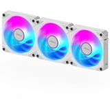 GIGABYTE AORUS EZ CHAIN FAN 120, Gehäuselüfter weiß, 3er Pack, 120 mm