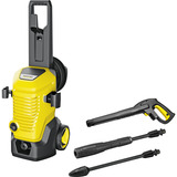 Kärcher K 5 WCM Premium Home, Hochdruckreiniger gelb/schwarz, mit Dreckfräser, Schlauchtrommel und Flächenreiniger