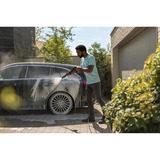 Kärcher K 5 WCM Premium Home, Hochdruckreiniger gelb/schwarz, mit Dreckfräser, Schlauchtrommel und Flächenreiniger