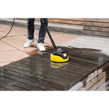 Kärcher K 5 WCM Premium Home, Hochdruckreiniger gelb/schwarz, mit Dreckfräser, Schlauchtrommel und Flächenreiniger