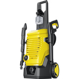 Kärcher K 5 WCM Premium Home, Hochdruckreiniger gelb/schwarz, mit Dreckfräser, Schlauchtrommel und Flächenreiniger