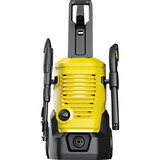 Kärcher K 5 WCM Premium Home, Hochdruckreiniger gelb/schwarz, mit Dreckfräser, Schlauchtrommel und Flächenreiniger