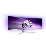 Philips Evnia 49M2C8900L QD-OLED, Gaming-Monitor 124.3 cm (48.9 Zoll), weiß, DQHD, Curved, HDR True Black 400, Ambiglow, Dynamic Lighting, 144Hz Panel