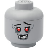 Room Copenhagen LEGO Storage Head "Zombie", groß, Aufbewahrungsbox grau
