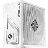 ASRock Steel Legend SL-850GW, PC-Netzteil weiß, 1x 12-Pin High Power GPU, 2x PCIe, Kabelmanagement, 850 Watt