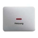 Busch-Jaeger Wippe mit Aufdruck Heizung Notschalter 1789 H-266 titan, Retail