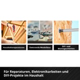 EINHELL Schraubendreher-Set, in E-Case-Einleger, Werkzeug-Set schwarz/rot, 17-teilig