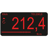 Hazet Elektronisches Drehmoment-Prüfgerät (7903E), Messgerät blau/schwarz, 1,5 – 30 Nm, 3/8 Zoll Sechskant, 1/4 Zoll Vierkant, 3/8 Zoll Vierkant