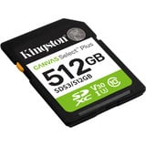 Kingston Canvas Select Plus 512 GB SDXC, Speicherkarte UHS-I U3, Class 10, V30