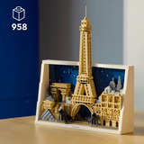 LEGO 21064 Architecture Paris - Stadt der Liebe, Konstruktionsspielzeug 