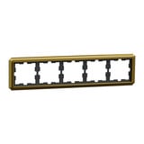 Merten D-Antik Metallrahmen fünffach gold, Retail
