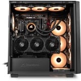 Sharkoon Rebel C70M RGB , Tower-Gehäuse schwarz/holz